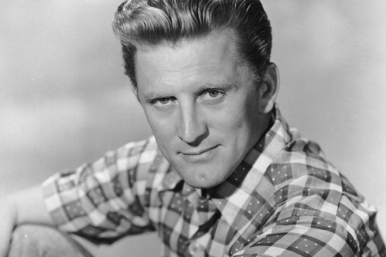 Actor Kirk Douglas, shown above at 39, was born Issur Danielovitch in New York to Russian-Jewish parents. He would later tell his own children that they didn't have his 