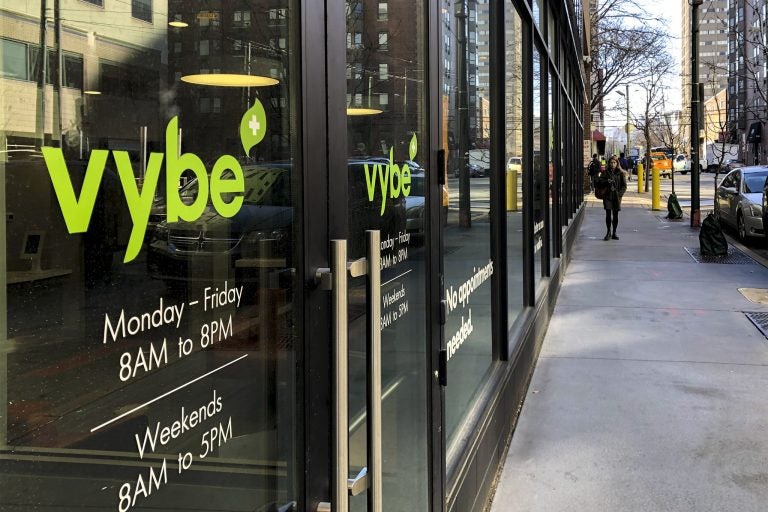 A Vybe urgent care center at 3550 Market St. in Philadelphia (Michaela Winberg/Billy Penn)