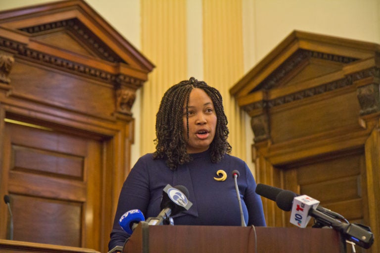 Dr. Monica Taylor is the vice chair of Delaware County Council. (Kimberly Paynter/WHYY)