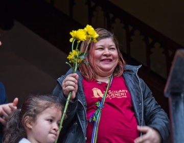 Suyapa Reyes and her four children have lived in sanctuary at the First United Methodist Church of Germantown since September 2018. (Kimberly Paynter/WHYY)