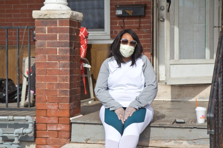 Like many families in Pennsylvania, Lakeyia Johnson's, of Norristown, is feeling the strain of the coronavirus shutdown. (Kimberly Paynter/WHYY)