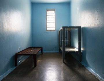 An empty jail cell