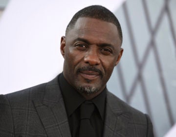 Idris Elba arrives at the Los Angeles premiere of 