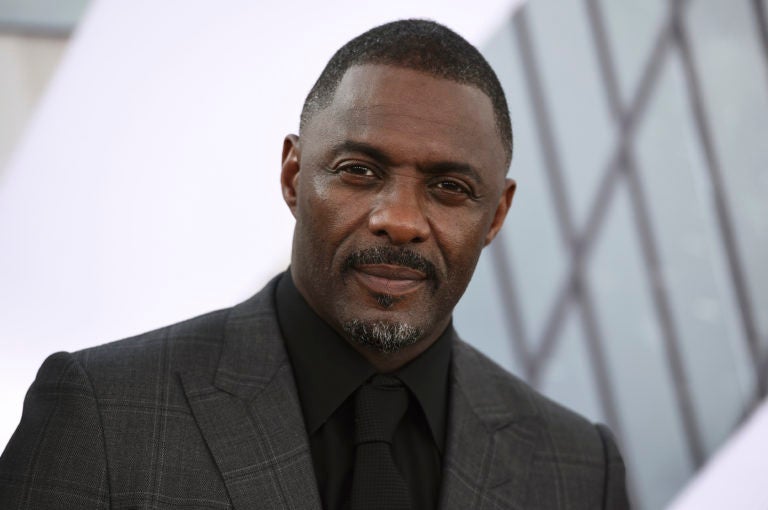 Idris Elba arrives at the Los Angeles premiere of 