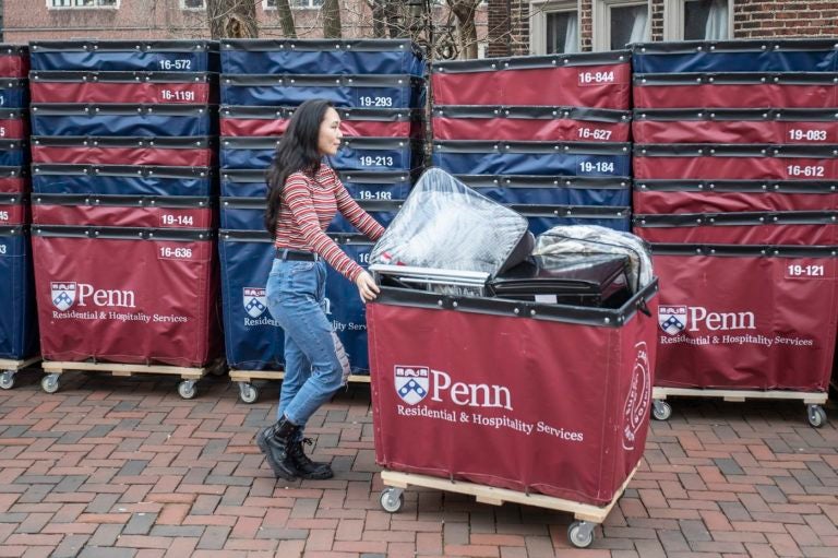 University of Pennsylvania students were ordered to leave campus by Tuesday, March 17. But for the college's vulnerable and low-income students, that may mean going home to unstable living conditions. (Michael Bryant/Philadelphia Inquirer)