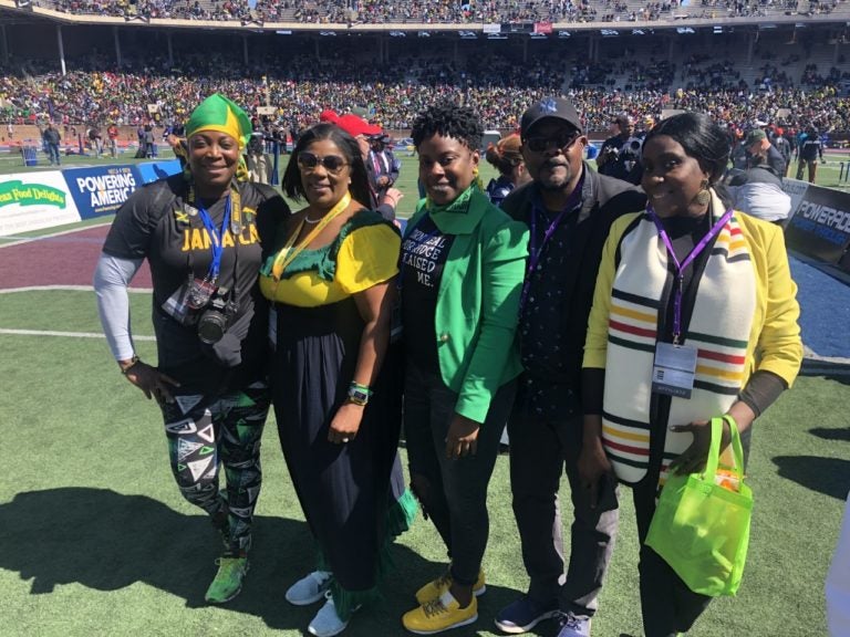 Andrea Lawful-Sanders with members of Team Jamaica Bickle. (photo provided)