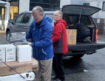 The University of Delaware is donating supplies of personal protection equipment from shuttered research labs to the Delaware Emergency Management Agency. (Mark Eichmann/WHYY)