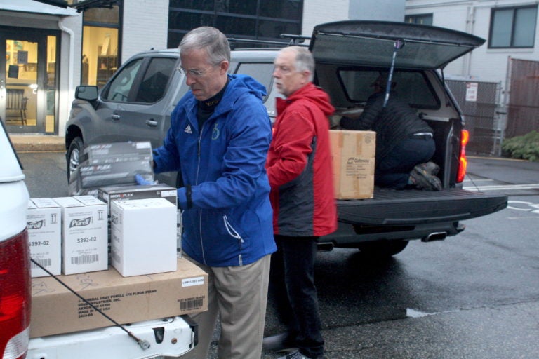 The University of Delaware is donating supplies of personal protection equipment from shuttered research labs to the Delaware Emergency Management Agency. (Mark Eichmann/WHYY)