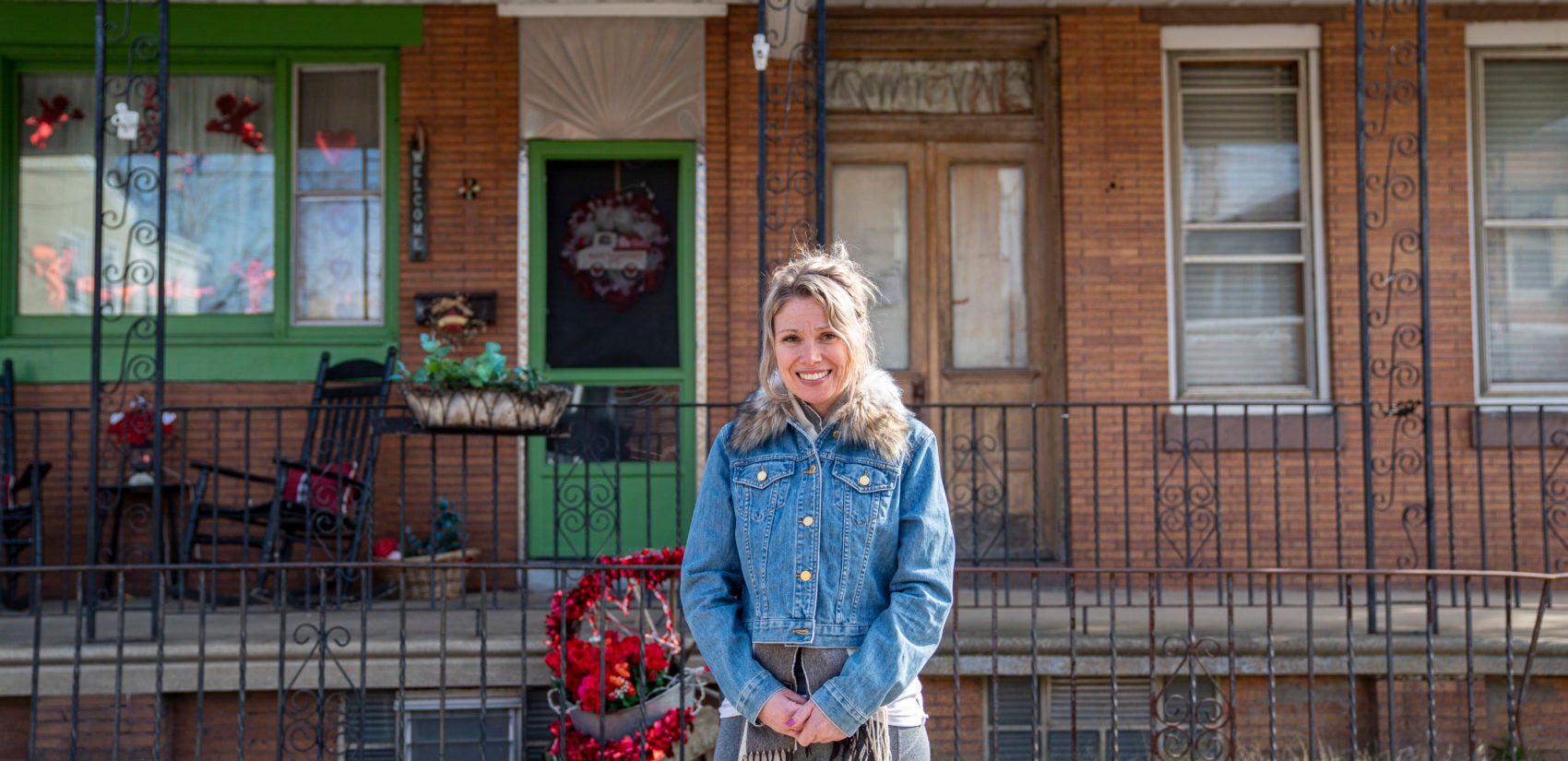 Yvonne Stephens, who heads a local civic group, wants to preserve the halcyon stability of Bridesburg for generations to come. (Jessica Kourkounis for Keystone Crossroads)