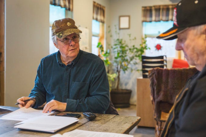 Henry McCreary, president of the Rural Broadband Cooperative, leads weekly meetings with members in Mill Creek, Huntingdon County. (Min Xian/Keystone Crossroads)