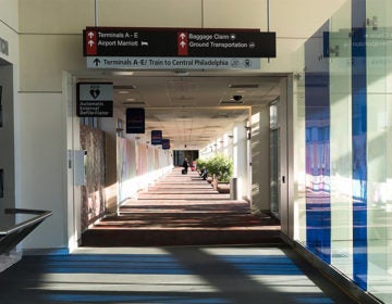 Philadelphia International Airport hallway (Danya Henninger/Billy Penn)