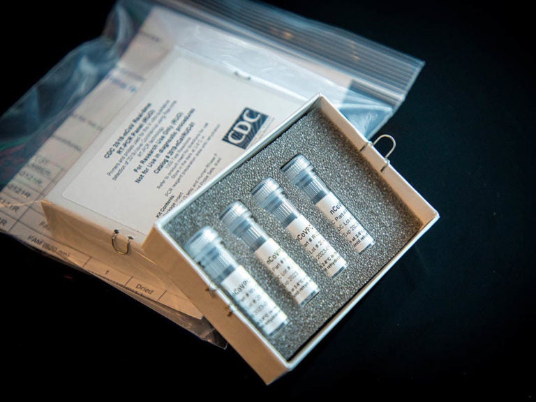 CDC's laboratory test kit for severe acute respiratory syndrome coronavirus 2 (SARS-CoV-2). (CDC)