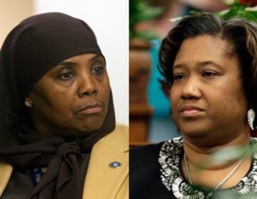 Movita Johnson-Harrell (left) and Vanessa Lowery Brown (right) both served in the Pennsylvania House of Representatives, representing the 190th district. Both left office before their terms were over because of criminal charges, triggering special elections. (AP file photos)
