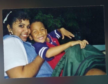 Roberto Valdes, at age 7, with his mother Kelly Beaz at Hershey Park. (Courtesy of Roberto Valdes)