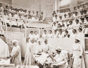 Class underway at the first women's medical school in the world. (History of Medicine Division, National Library of Medicine)
