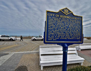 The Rehoboth Beach boardwalk closed to the public after Del. Gov. John Carney ordered all state beaches closed in an effort to slow the spread of the coronavirus. (Butch Comegys for WHYY)