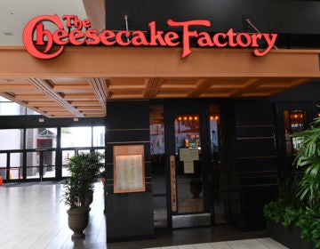 A view of a closed Cheesecake Factory restaurant in Cerritos, California. (Kirby Lee via AP Photo)