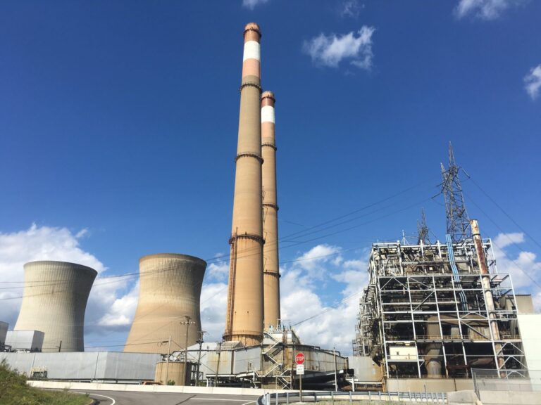 FirstEnergy’s Hatfield Ferry coal plant in Greene County closed in 2013 amid poor market conditions, helping Pennsylvania to meet its emissions targets under the federal Clean Power Plan. (Marie Cusick/StateImpact Pennsylvania)