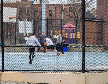 People playing group basketball games during March, when the coronavirus lockdown was in effectMARK HENNINGER / IMAGIC DIGITAL