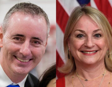 Republican U.S. Rep Brian Fitzpatrick (left), representing Pennsylvania's  1st District and Democratic U.S. Rep. Susan Wild (right), representing Pennsylvania's 7th District. (AP file photos)