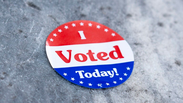 Voting sticker