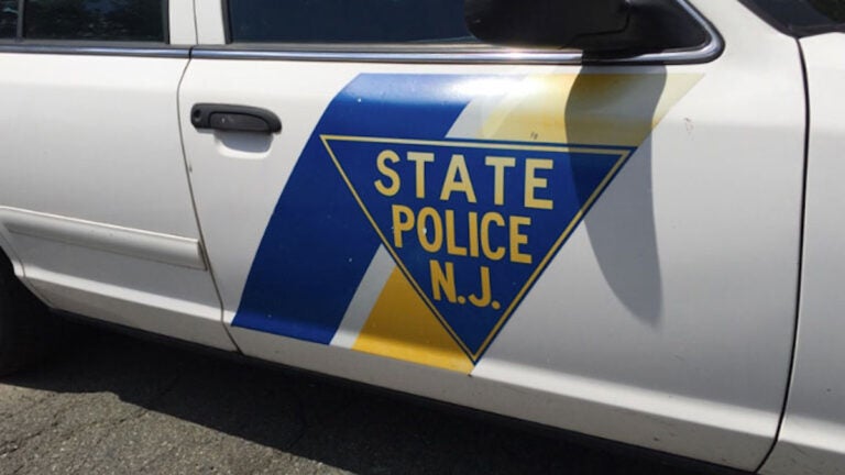 New Jersey State Police car in Trenton, N.J.