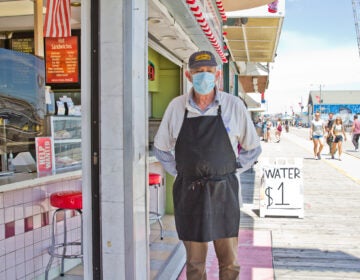 Mike Madaf has owned the White Dolphin for 30 years, and he said he’s never seen business so slow. (Kimberly Paynter/WHYY)