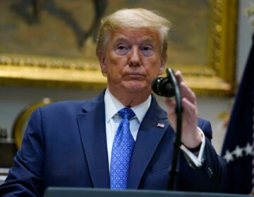 President Donald Trump speaks during an event on the food supply chain amid the coronavirus pandemic, in the Roosevelt Room of the White House, Tuesday, May 19, 2020, in Washington. (AP Photo/Evan Vucci)