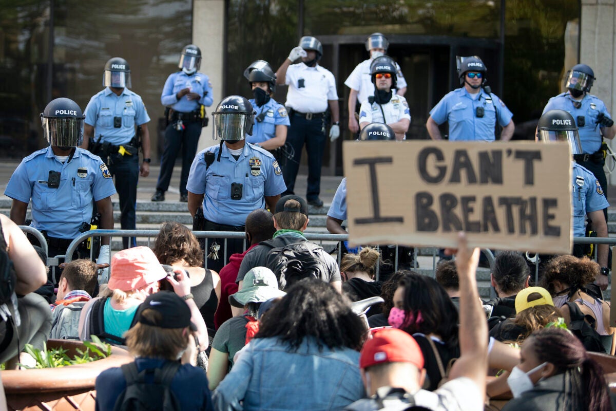 unrest policing whyy confrontation looting