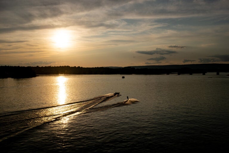 The Susquehanna River in Harrisburg as seen on Aug. 19, 2019. The river is the largest tributary to the Chesapeake Bay. (Ian Sterling for WITF)