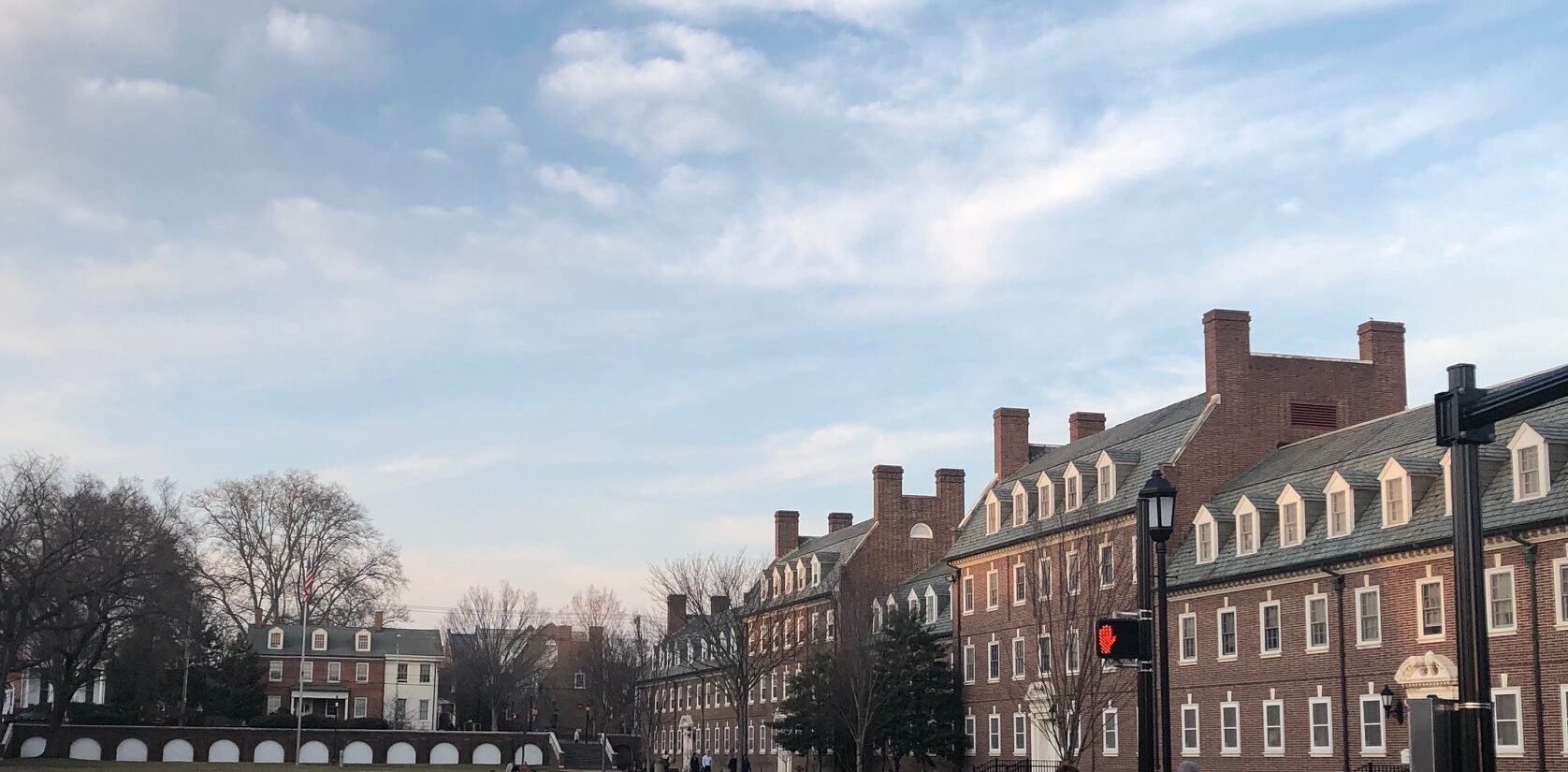 The University of Delaware campus in Newark.