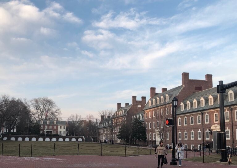 The University of Delaware campus in Newark.