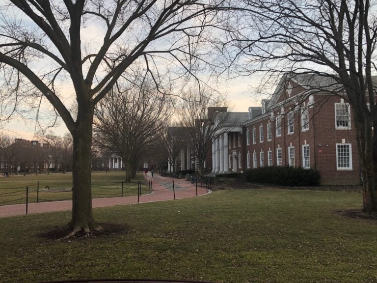 The University of Delaware campus in Newark. (Cris Barrish/WHYY)