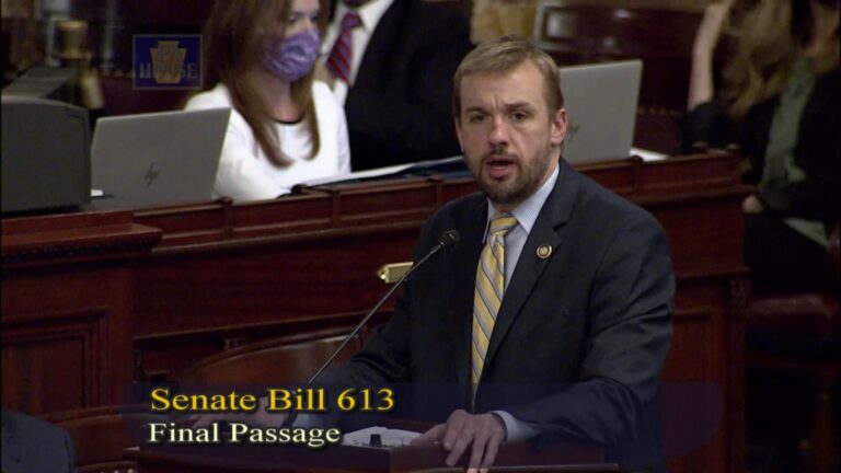 
House Majority Leader Bryan Cutler (R-Lancaster) speaks on the House floor on April 14, 2020. The remarks were live streamed. (Ed Mahon/ PA Post)