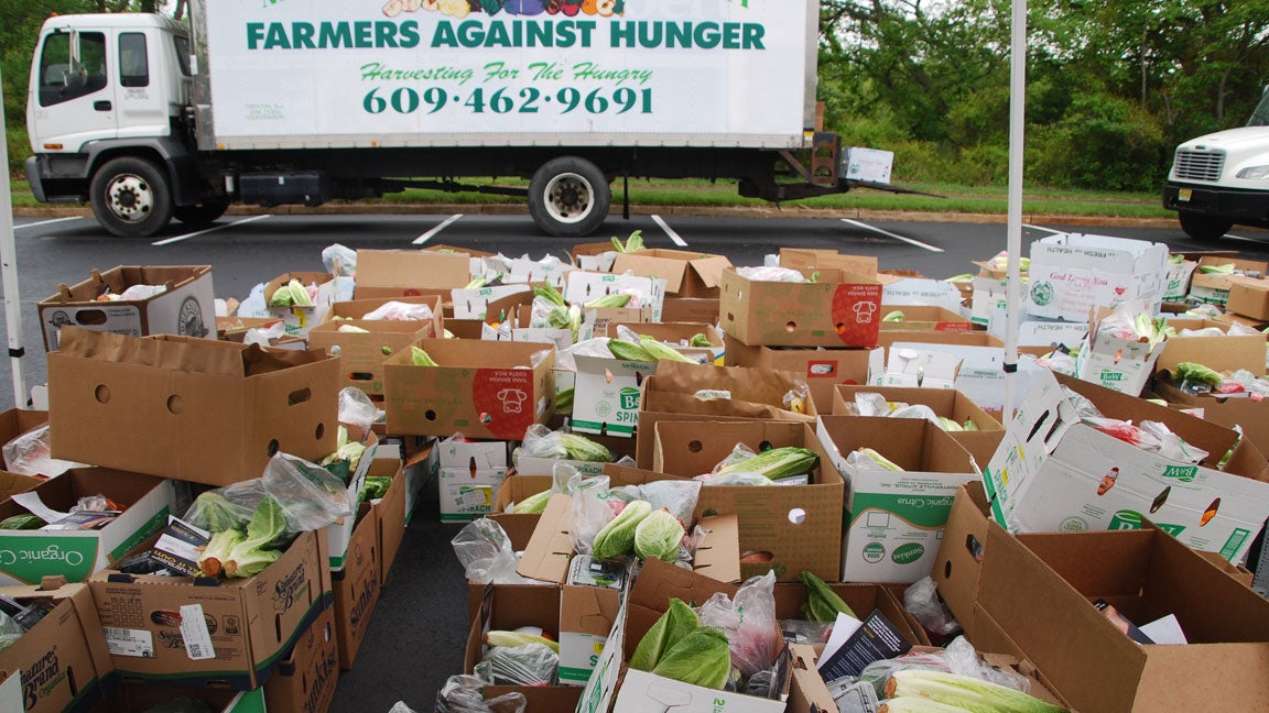 Large-scale food handout