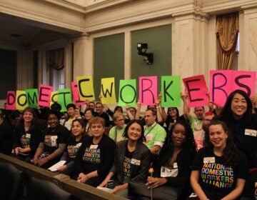 Members of the Pennsylvania Domestic Workers Alliance and Councilmember Helen Gym gathered inside City Council chambers on Oct. 31 prior to the Law and Government Committee’s passage of the Philadelphia Domestic Workers Bill of Rights which goes into effect May 1, 2020. (AL DÍA News)