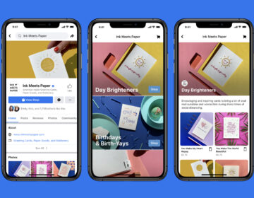 Facebook hopes to make commerce a bigger part of its operation by letting businesses set up storefronts in its apps. (Facebook)