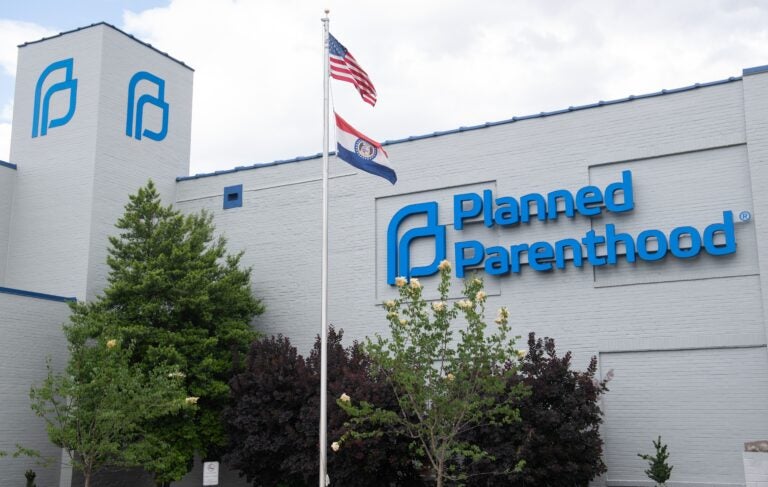 The exterior of the Planned Parenthood Reproductive Health Services Center is seen in St. Louis, Mo., on May 30, 2019. (Saul Loeb/AFP via Getty Images)