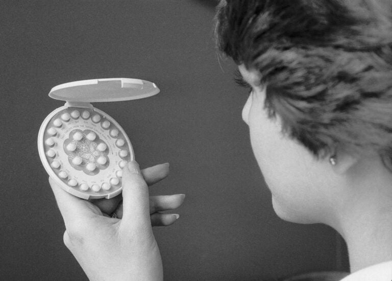Birth control pills in 1976 in New York. The birth control pill was approved by the FDA 60 years ago this week. (Bettmann/Getty Images)