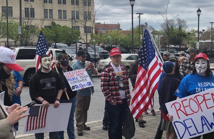 Reopen Delaware protest