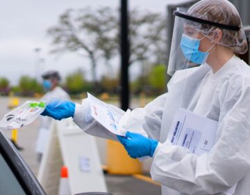 Walmart coronavirus drive-thru testing