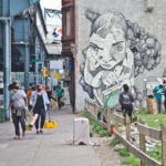 Volunteers with New Kensington CDC clean up in Kensington on June 1, 2020. (Kimberly Paynter/WHYY)