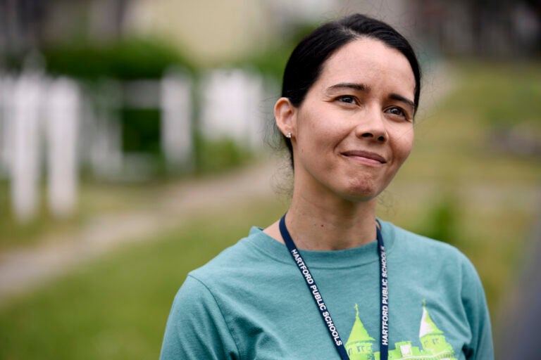 In this June 5, 2020, file photo, Hartford Public Schools Superintendent Dr. Leslie Torres-Rodriguez poses for a photo in Hartford, Conn. (AP Photo/Jessica Hill, File)