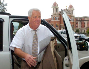 In this Sept. 23, 2011, file photo, former Judge Michael Conahan arrives at the federal courthouse in Scranton, Pa. (Mark Moran/The Citizens' Voice via AP, File)