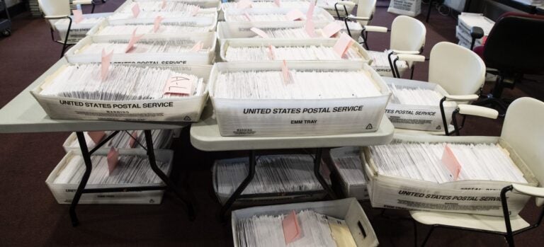 Processed mail-in ballots