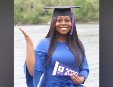 Deja Bond graduated from New York University with a master’s degree in data science. Bond is the first African American woman get an advanced degree in data science from the university. — Courtesy of Deja Bond