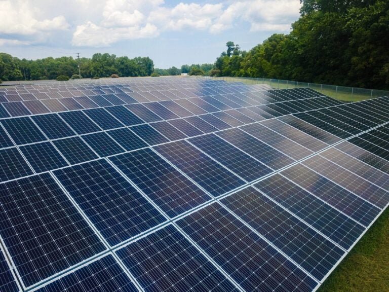 Chambersburg in entering a 20-year power purchase agreement with Virginia-based Sun Tribe on a solar facility like the one seen here. (Courtesy Sun Tribe)