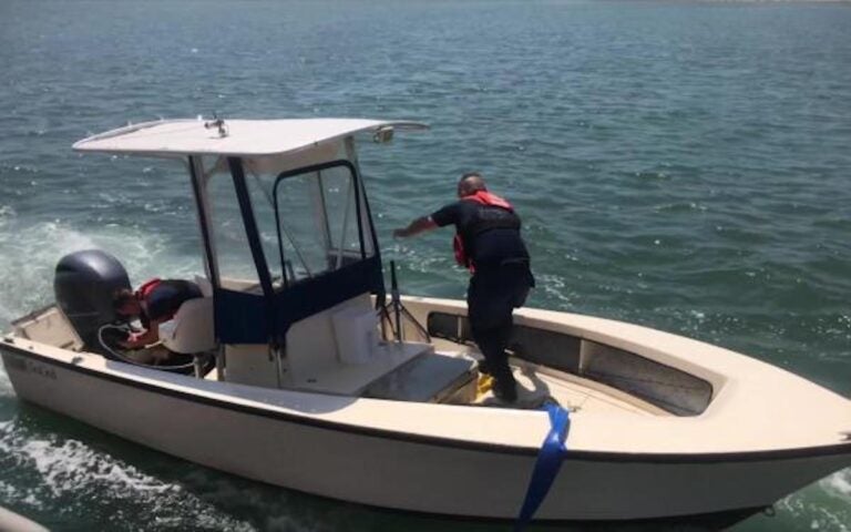 Coast Guard, good Samaritan rescue four people