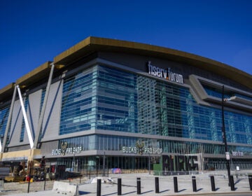 The scaled-down Democratic National Convention will no longer be held at the Fiserv Forum, but instead include events at the convention center in downtown Milwaukee. (Eric Baradat/AFP via Getty Images)
