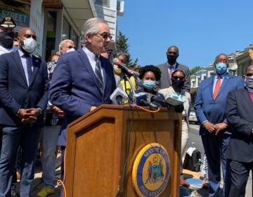 Philadelphia District Attorney Larry Krasner (Aaron Moselle / WHYY)